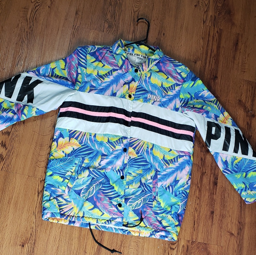 Pink Victoria Secrets women windbreaker M